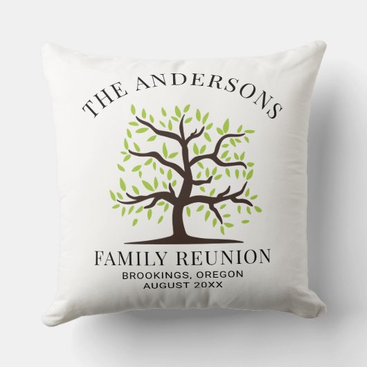 Gezinshereniging Genalogy Tree Matching Kussen (Achterkant)