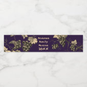 Gezinshereniging  Grafiek Vin Grote Gebeurtenis Waterfles Etiket (Enkel label)