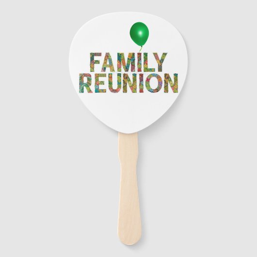 Gezinshereniging Handwaaier (Achterkant)