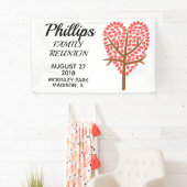 Gezinshereniging - Heart Tree Spandoek (Insitu)