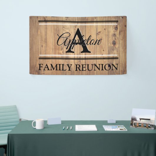 Gezinshereniging Ideeën Ontwerp Sjabloon Oak Banne Spandoek (Beurs)