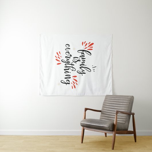 gezinshereniging is alles wandkleed (In Situ (horizontaal))