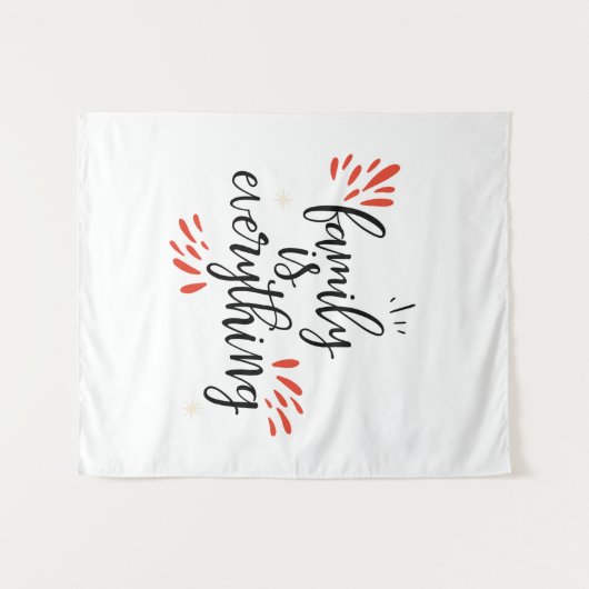 gezinshereniging is alles wandkleed (Voorkant (horizontaal))