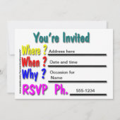 Gezinshereniging Kaart (Achterkant)