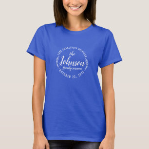 Gezinshereniging Logo ontwerp Robuuste buitenshuis T-shirt
