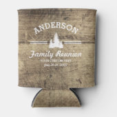 gezinshereniging of reis | Rustieke houtbomen Blikjeskoeler (Voorkant)