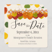 Gezinshereniging Opslaan Datum Herfst Aspen verlaa (Voorkant / Achterkant)