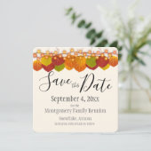 Gezinshereniging Opslaan Datum Herfst Aspen verlaa (Staand voorkant)