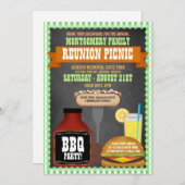 Gezinshereniging Picnic Uitnodigingen (Voorkant / Achterkant)