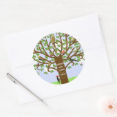 Gezinshereniging Ronde Sticker (Envelop)