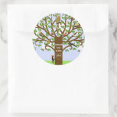 Gezinshereniging Ronde Sticker (Tas)