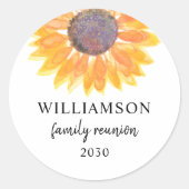 Gezinshereniging Ronde Sticker (Voorkant)