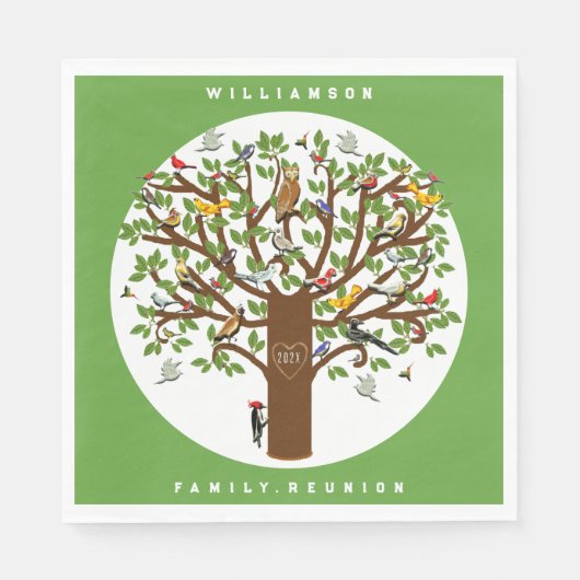 Gezinshereniging Servet (Voorkant)