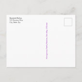 gezinshereniging sparen de datum Kunstboom Douane Aankondigingskaart (Achterkant)