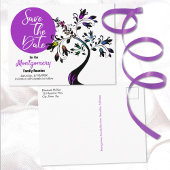 gezinshereniging sparen de datum Kunstboom Douane Aankondigingskaart