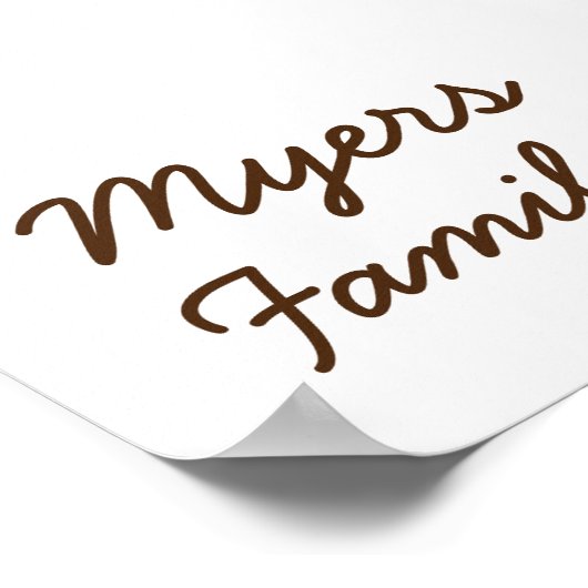 Gezinshereniging vingerafdrukstructuur (Matte) Poster (Hoek)