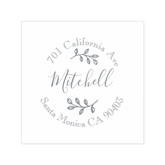 gezinshereniging  zelfinktende stempel (Design)