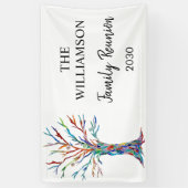 gezinsherenigingsbanner spandoek (Verticaal)