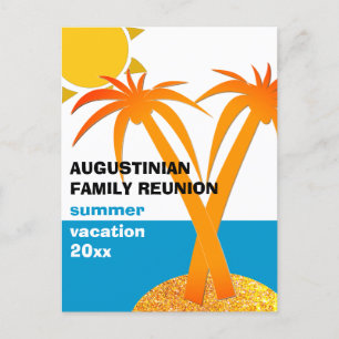 Gezinsherenigingszomervakantie Briefkaart