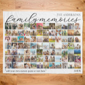 Gezinsherinneringen Gepersonaliseerde 84 Fotocolla Fleece Deken