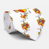 GEZINSLECHTS GEBOUWD - KOPTEKST VAN WAPENS STROPDAS (Opgerold)