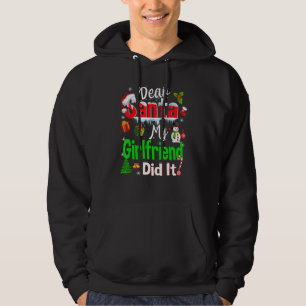 Gezinsliefje kerstman Mijn Vriendin heeft het Chri Hoodie
