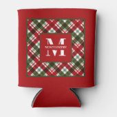 Gezinsmonogram kerstmis blikjeskoeler (Voorkant)