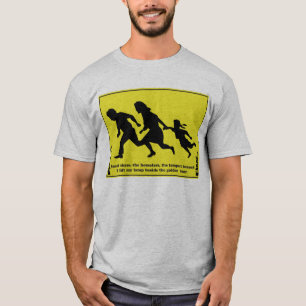Gezinsoverschrijdende wegwijzer t-shirt