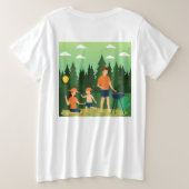 GEZINSPIKNIC GROTE MAAT T-SHIRT (Design achterkant)