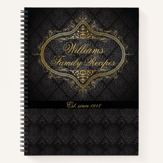 gezinsrecept op maat notitieboek (Voorkant)