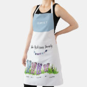 Gezinsregenlaars, wellington leuk cadeaudecor schort (Insitu)