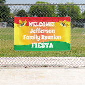 Gezinsreünie Fiesta Theme Spandoek (Insitu)