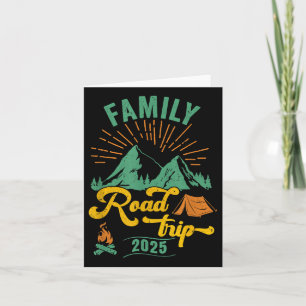 Gezinsroadtrip 2025 Camping Crew Vakantie Vakantie Kaart