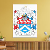 Gezinssteun voor Hibbs Canvas Afdruk (Insitu (Woonkamer))