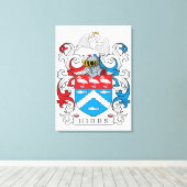 Gezinssteun voor Hibbs Canvas Afdruk (Insitu (Houten vloer))