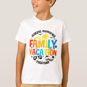 Gezinsvakantie 2025 Strand Bijpassende Familie Zom T-shirt