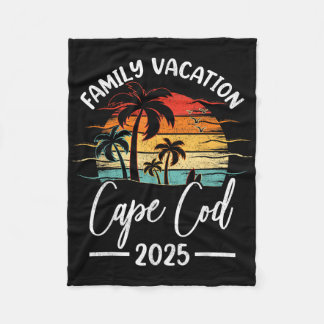 Gezinsvakantie 2025 Vintage Machusetts Cape Cod B Fleece Deken