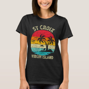 Gezinsvakantie  Retro Virgin Island St. Cr T-shirt