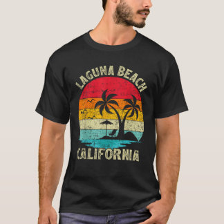 Gezinsvakantie Vintage Retro California Laguna Be T-shirt