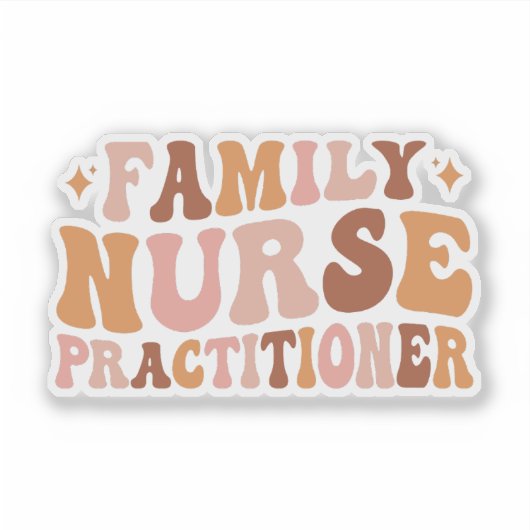 Gezinsverpleegkundige Sticker (Voorkant)