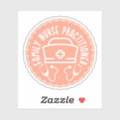 Gezinsverpleegkundige Sticker (Vel)