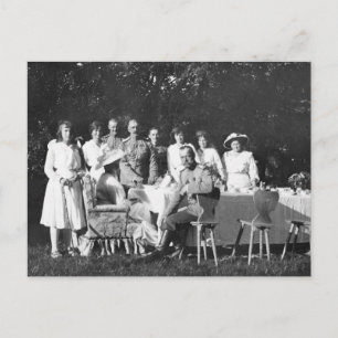 Gezinsverzameltsar Nicolas uit Rusland, Romanov Briefkaart