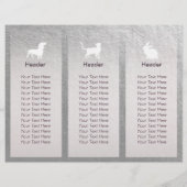 Gezinsverzorging van salon met tri-Fold Brochures (Achterkant)