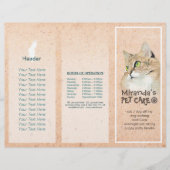 Gezinsverzorging van salon met tri-Fold Brochures (Voorkant)