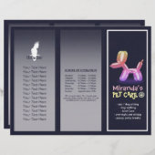 Gezinsverzorging van salon met tri-Fold Brochures (Voorkant / Achterkant)