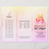 Gezinsverzorging van salon met tri-Fold Brochures (Voorkant)