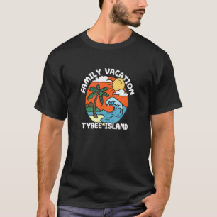 Gezinsvesting Tybee Island Beach Georgia Beach B T-shirt