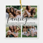 Gezinsvrienden 4 Kerstmis Keramisch Ornament (Voorkant)