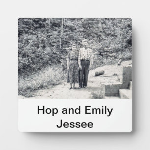 Gezinsweergaveklek met Easle Fotoplaat