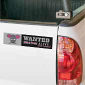 Gezocht: Alive en Sassy - Barn Hunt Bumpersticker (Op Truck)
